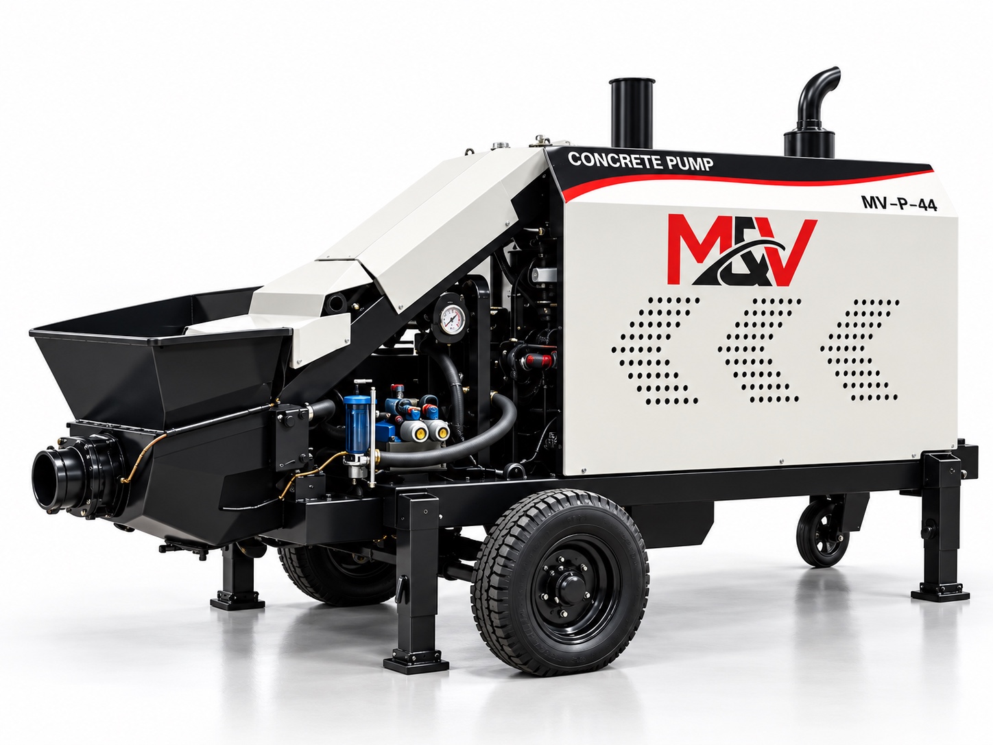 MV-P-44 pumpa za beton — kompaktni model 44 kW
